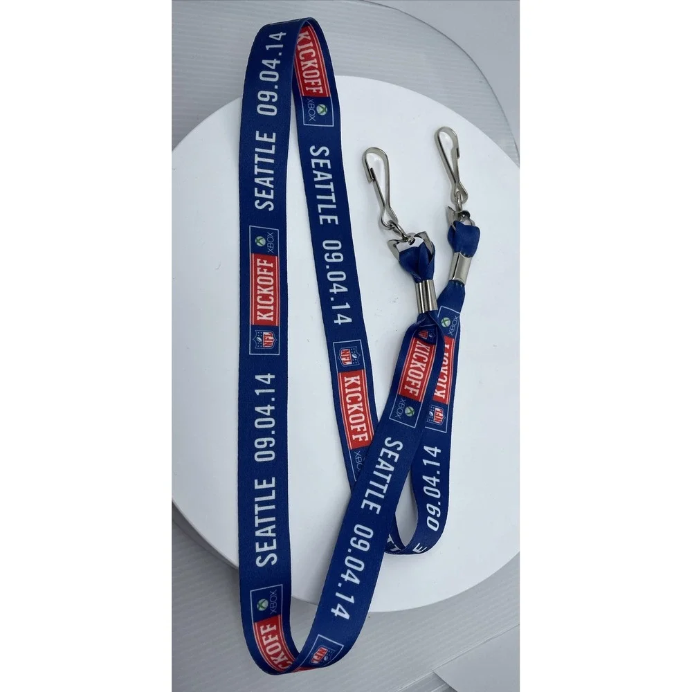 OFFICIAL‎ NFL Kickoff 09/04/2014 Seattle Washington Lanyard Name Tag Holder